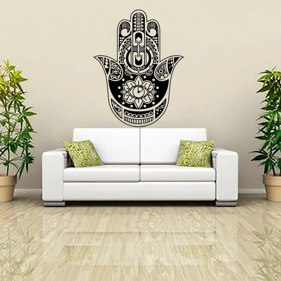 ZOOYOO Indian Buddha Lotus Hamsa Hand Wall Sticker Home Decor Vinyl Art Murals Living Room Sofa Background Decals
ZOOYOO Indian Buddha Lotus Hamsa Hand Wall Sticker Home Decor Vinyl Art Murals Living Room Sofa Background Decals