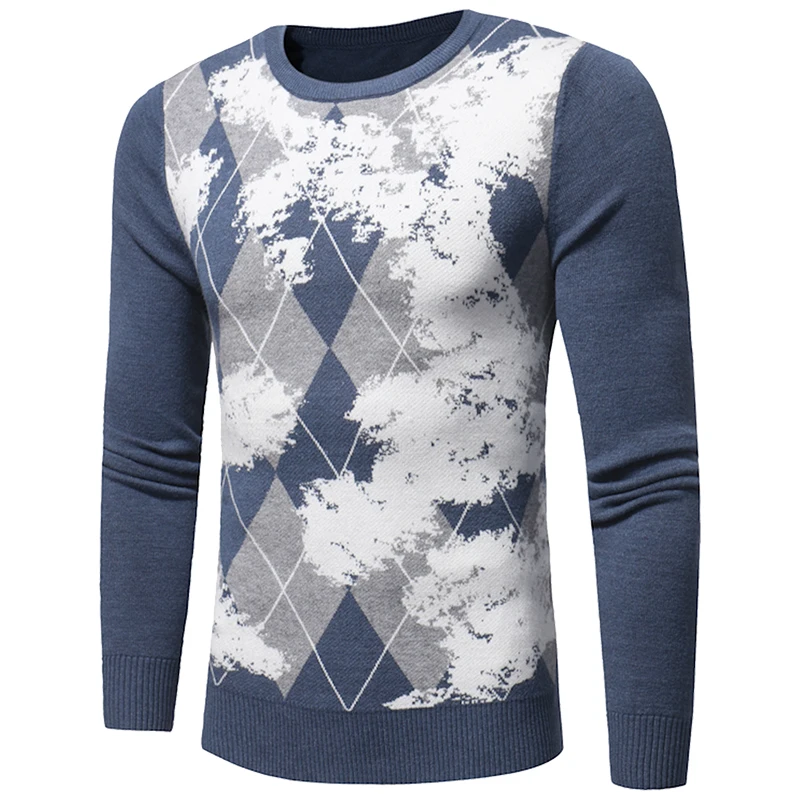 2018 Men's brand sweater autumn fashion warm sweater new high quality diamond lattice round collar Slim men's pullover 3 olors
2018 Men's brand sweater autumn fashion warm sweater new high quality diamond lattice round collar Slim men's pullover 3 olors