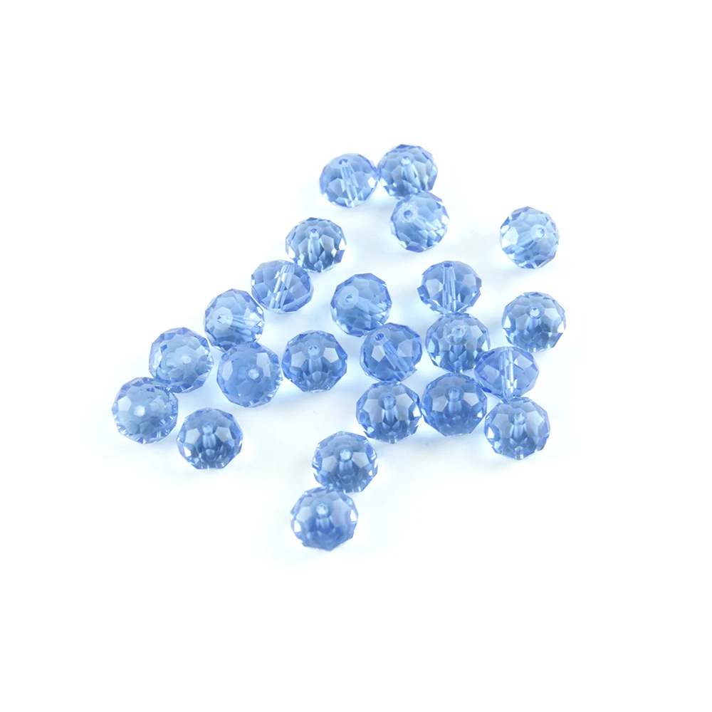 12mm 700Pcs/Lot 10mm Light Sapphire Faceted Glass Spacer Rondelle Beads Crystal Glass Beads For Jewelry Making Hot Sale
12mm 700Pcs/Lot 10mm Light Sapphire Faceted Glass Spacer Rondelle Beads Crystal Glass Beads For Jewelry Making Hot Sale
