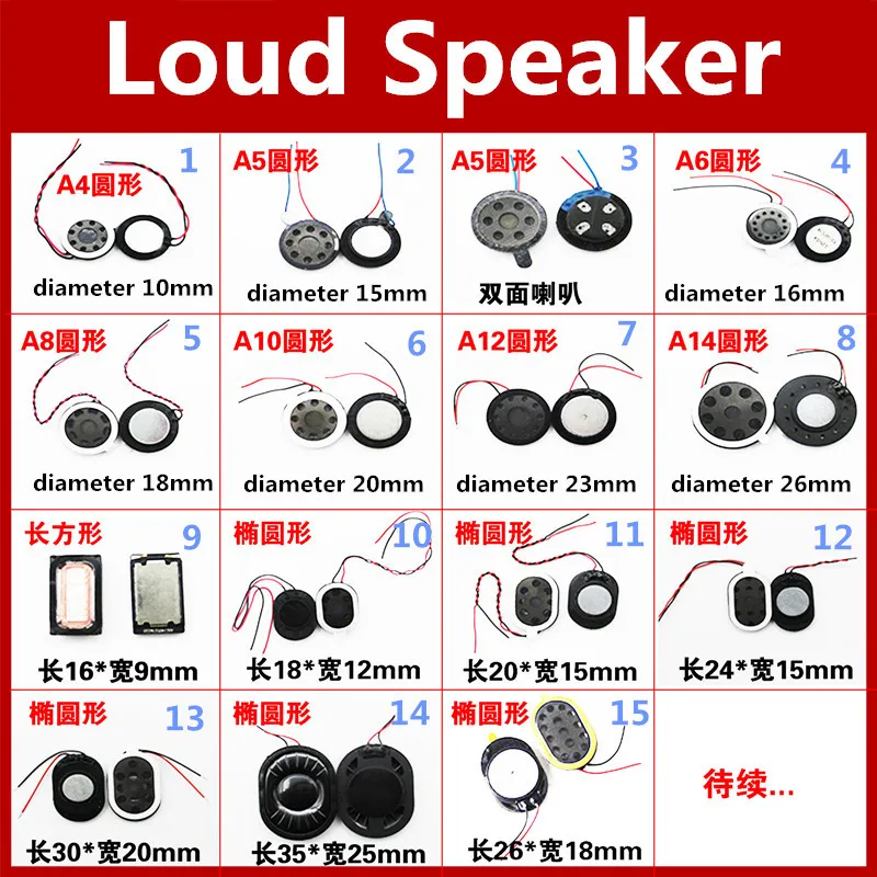 10 15 16 18 20 23 26mm 1609 1812 2015 2415 3020 3525 2618 Loudspeaker Earpiece Speaker MIC Smartphone Motherboard FPC Repair
10 15 16 18 20 23 26mm 1609 1812 2015 2415 3020 3525 2618 Loudspeaker Earpiece Speaker MIC Smartphone Motherboard FPC Repair