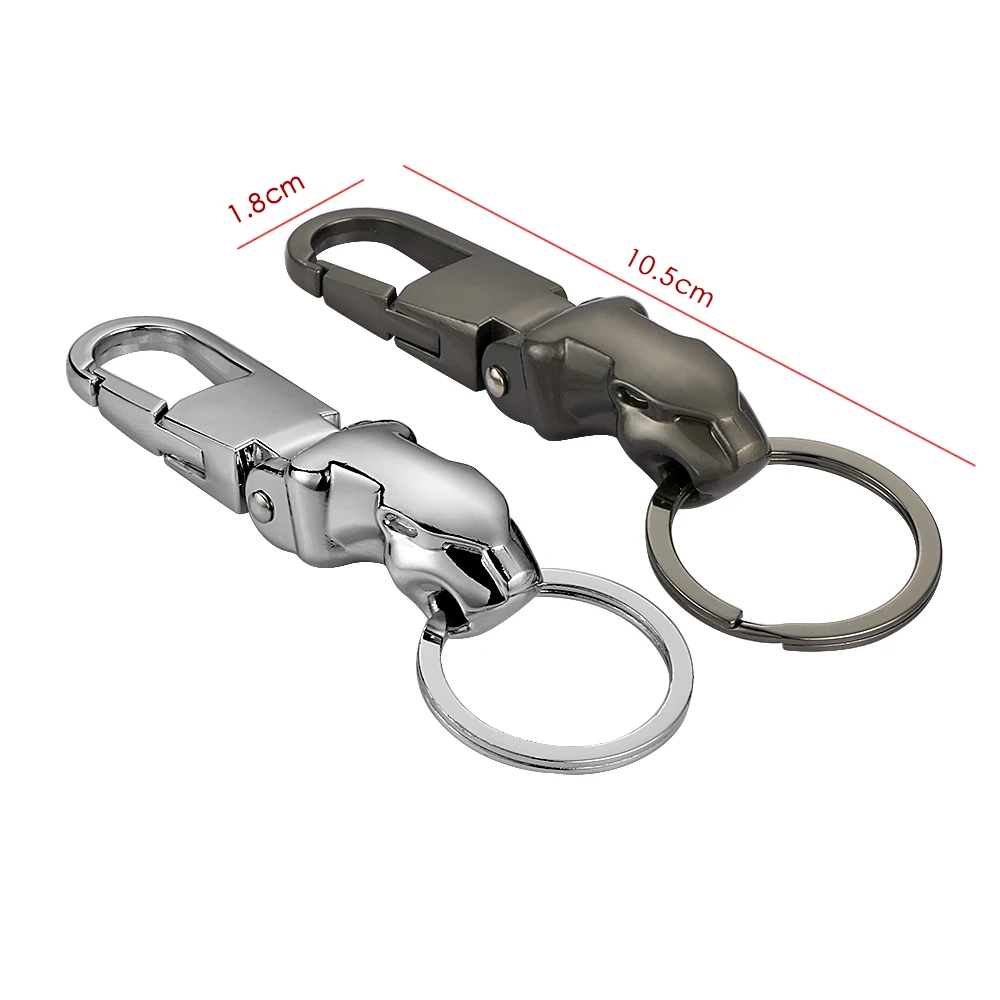 Zinc Alloy Auto Keychain Key Holder Keyring Fob Men Leopard Head Waist Hanging Charm Key Chain for Jaguar F-Pace XJ XE XF
Zinc Alloy Auto Keychain Key Holder Keyring Fob Men Leopard Head Waist Hanging Charm Key Chain for Jaguar F-Pace XJ XE XF