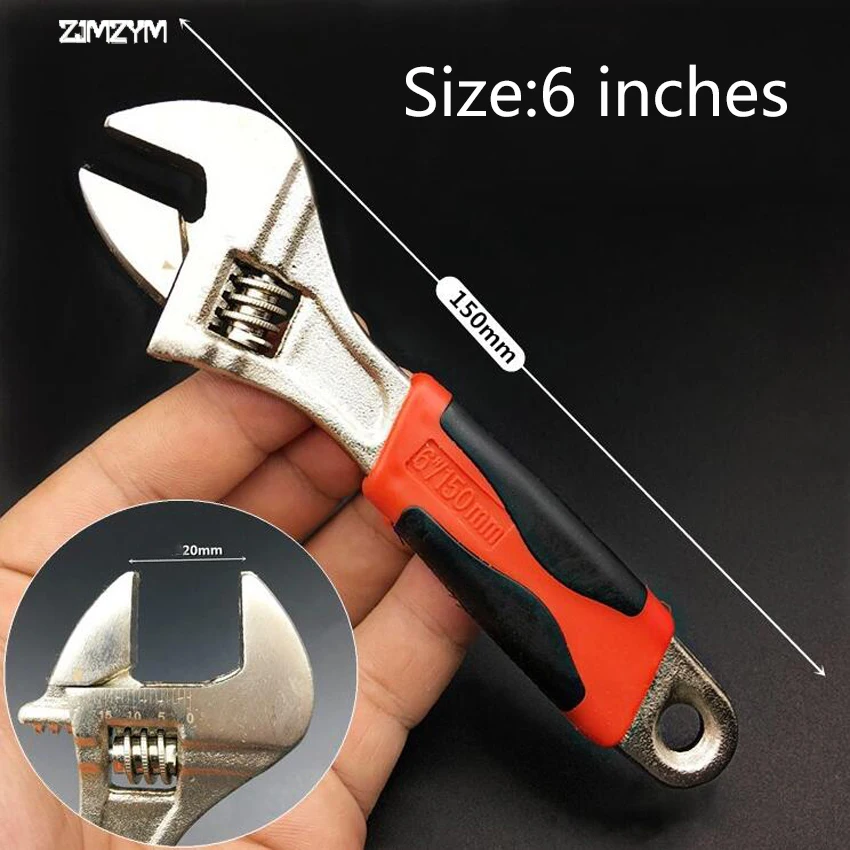 6 inches High Strength Metal Universal Multifunction Hand Tool Repair Quick Non Slip With Chain Adjustable Wrench Spanner
6 inches High Strength Metal Universal Multifunction Hand Tool Repair Quick Non Slip With Chain Adjustable Wrench Spanner