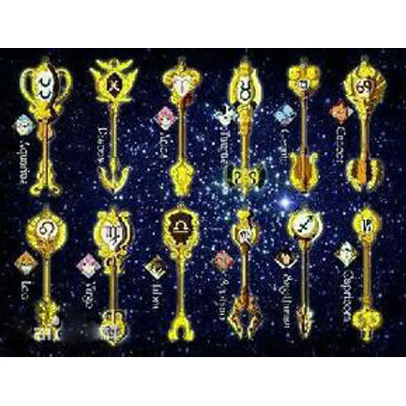 Fairy Tail ZODIAC Star Celestial Spirit Key Chains Magician Lucy Heartfillia Summons Twelve Constellation KEYCHAIN Cosplay Gift
Fairy Tail ZODIAC Star Celestial Spirit Key Chains Magician Lucy Heartfillia Summons Twelve Constellation KEYCHAIN Cosplay Gift