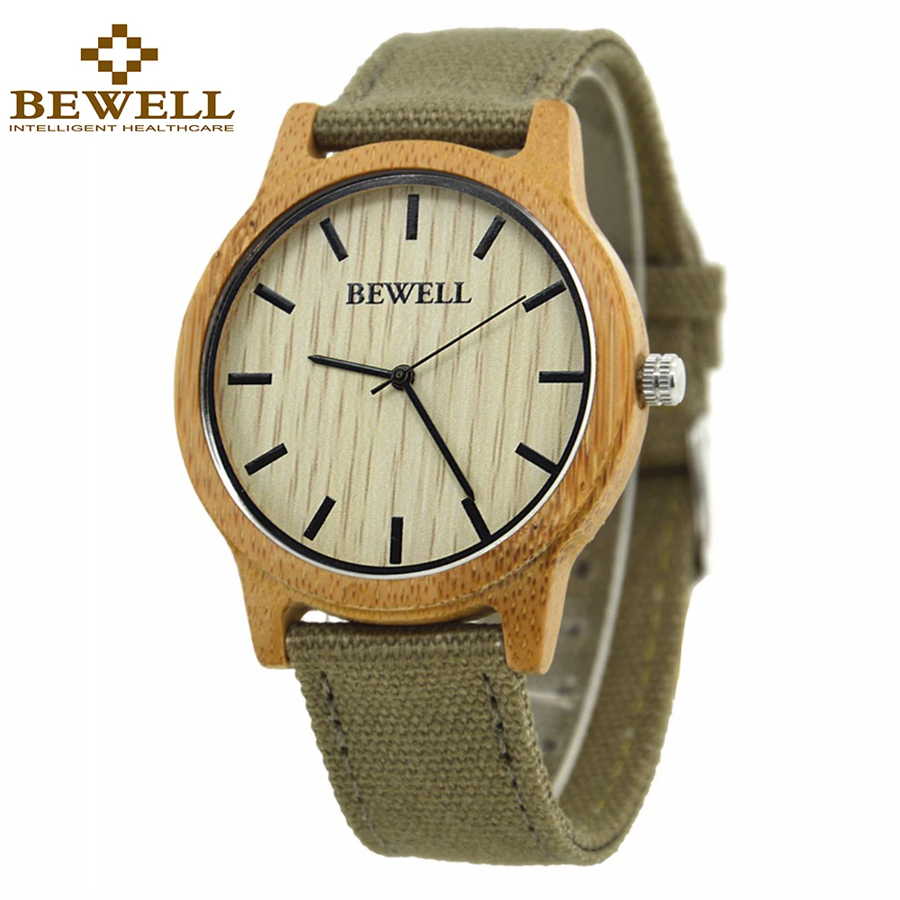 BEWELL Fashion & Casual Mens Wood Watches with Fabric Band Water Resistant Wrist Watch with Box 134A
BEWELL Fashion & Casual Mens Wood Watches with Fabric Band Water Resistant Wrist Watch with Box 134A