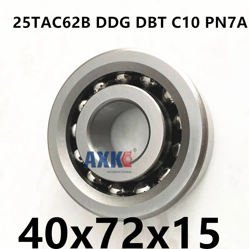 1 группа 25TAC62B DDG DBT C10 PN7A 40x72x15 AXK высокоскоростные шариковые подшипники с высокой