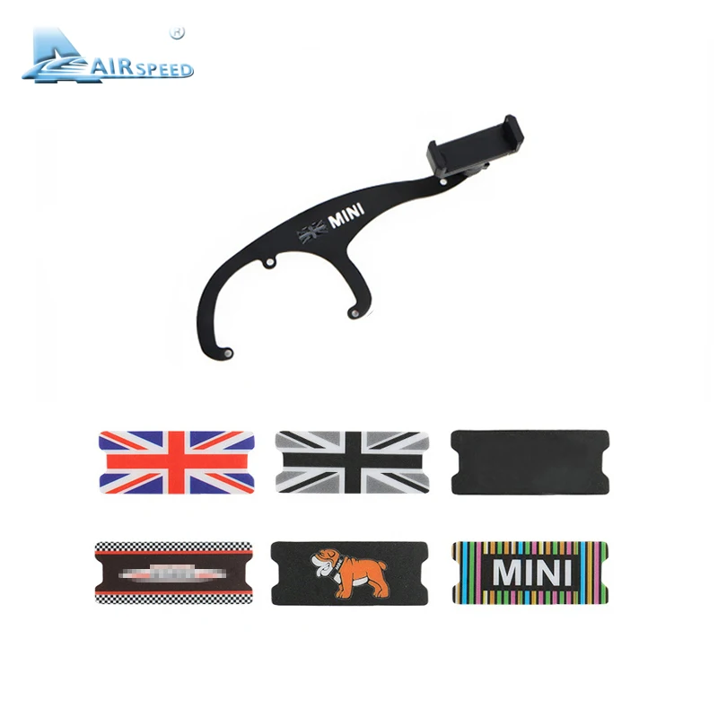 Airspeed Gray Union Jack Bracket Car Mobile Phone Holder Steering Wheel Rear Phone Mount for Mini Cooper R55 R56 Accessories
Airspeed Gray Union Jack Bracket Car Mobile Phone Holder Steering Wheel Rear Phone Mount for Mini Cooper R55 R56 Accessories