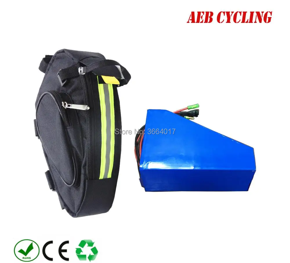 

Free shipping and taxes to EU US 36V 48V 250W-500W 10Ah 11.6Ah 12.8Ah 14Ah 16Ah 17.5Ah customized triangle battery for ebike