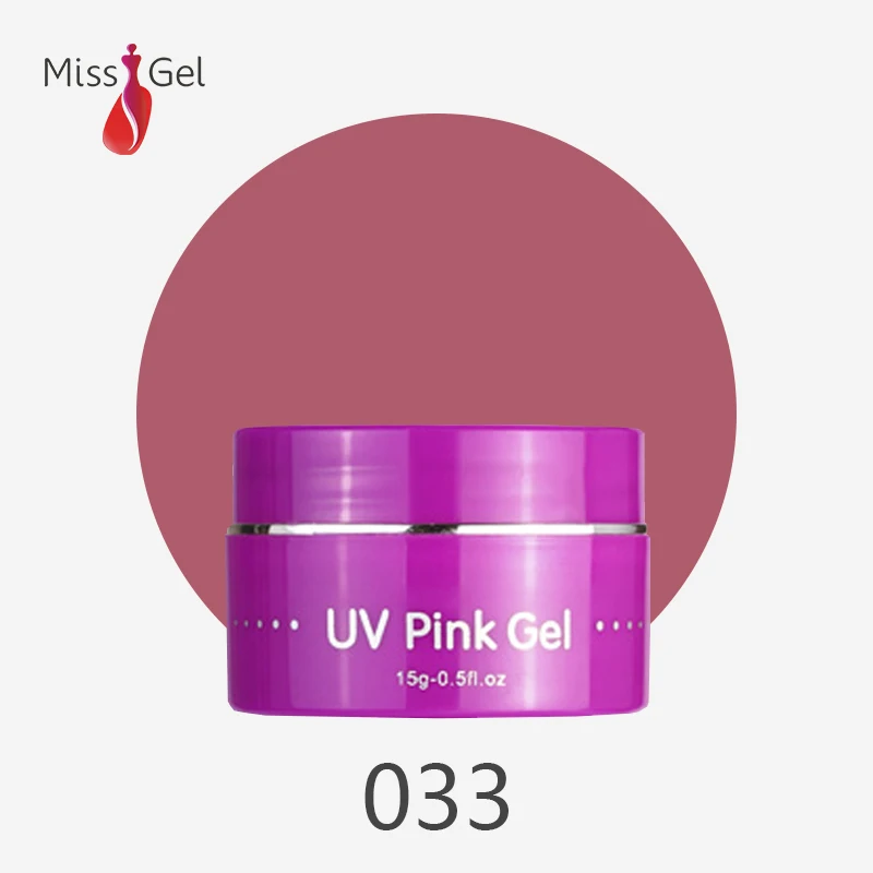 Акция магазина MissGel 6 шт. Великолепный 36 Цвет УФ розовый строительный гель ногтей |