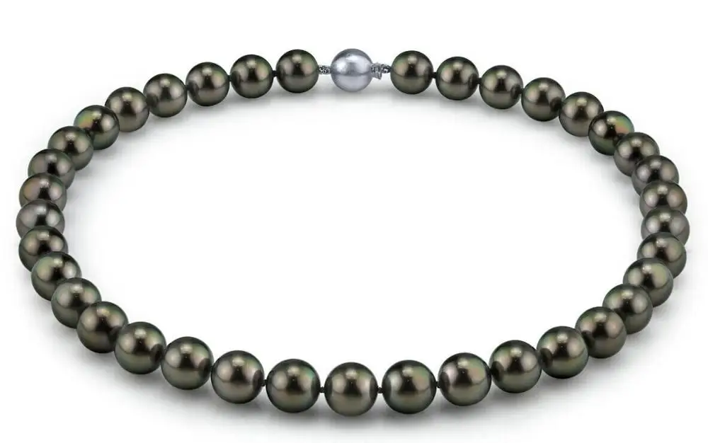 Free Shipping Huge18"10-11mm natural tahitian genuine black round pearl necklace good luster
Free Shipping Huge18"10-11mm natural tahitian genuine black round pearl necklace good luster