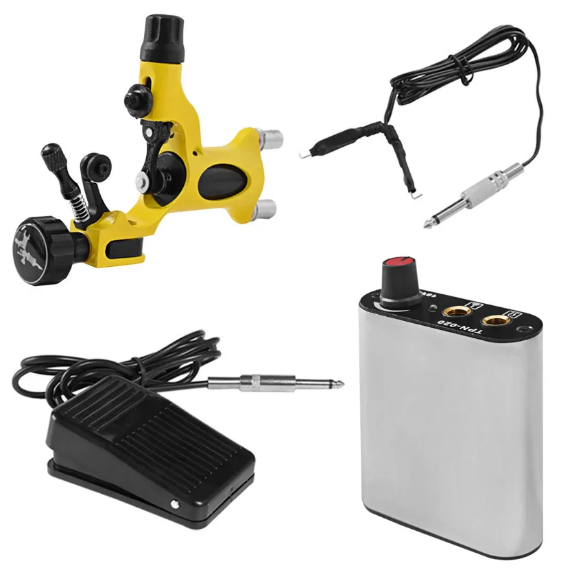 Tattoo Power Supply Complete Kit Rotary Tattoo Machine Shader Liner Body Art Foot Pedal Clip Cord Permanent Makeup Set Supply
Tattoo Power Supply Complete Kit Rotary Tattoo Machine Shader Liner Body Art Foot Pedal Clip Cord Permanent Makeup Set Supply