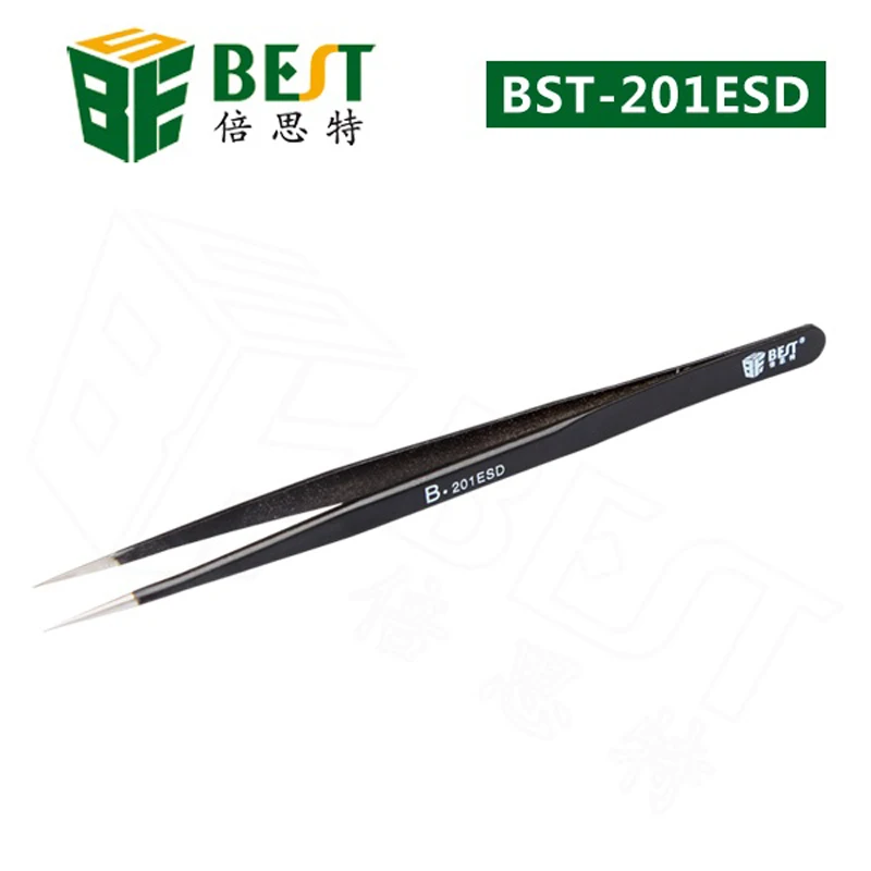 High Quality Professional Stainless Steel Straight ESD Straight Pointed Anti-magnetic Tweezers
High Quality Professional Stainless Steel Straight ESD Straight Pointed Anti-magnetic Tweezers