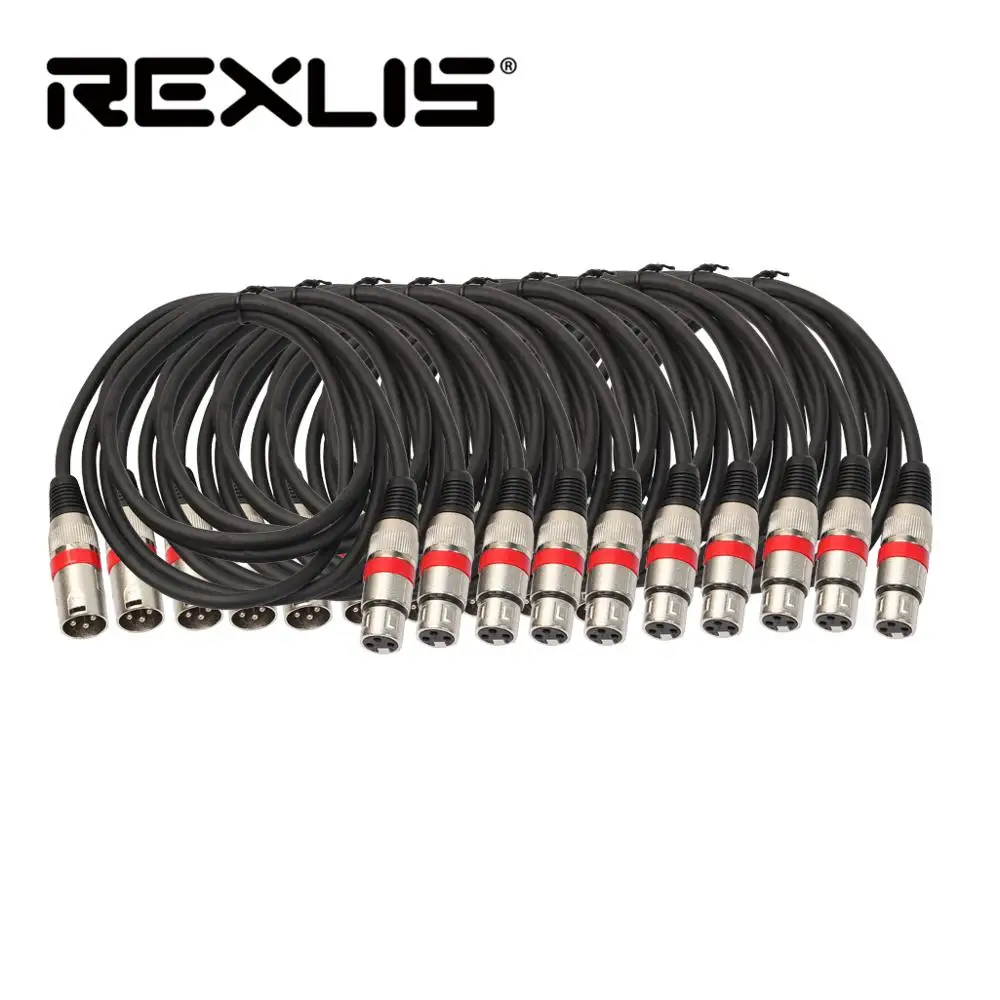 REXLIS 10 шт./лот кабель XLR 3 Pin DMX этап DJ кабель мужчин и женщин XLR разъем провод-УДЛИНИТЕЛЬ шнур для микрофонный усилитель
REXLIS 10 шт./лот кабель XLR 3 Pin DMX этап DJ кабель мужчин и женщин XLR разъем провод-УДЛИНИТЕЛЬ шнур для микрофонный усилитель