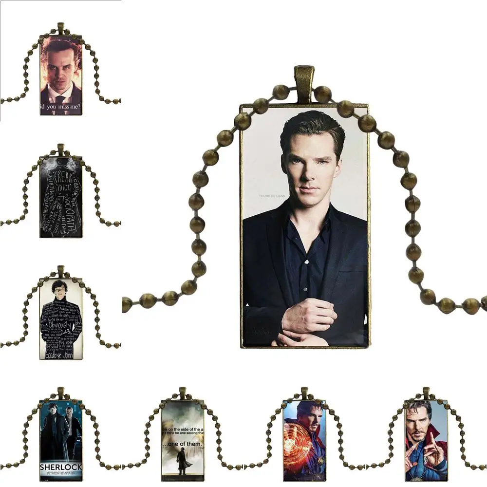 EJ glaze Sherlock Benedict Cumberbatch Heros не существует дизайнерский модный винтажный стеклянный