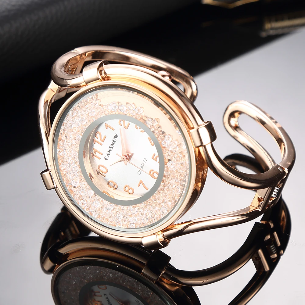 Женские наручные часы люксовый бренд стразы браслет из нержавеющей