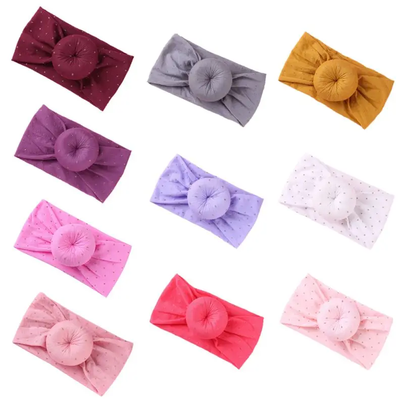 New Baby Girls Hair Accessories Super Soft Nylon Hair Band Knotted Ball Donuts Children Solid Color Headband
New Baby Girls Hair Accessories Super Soft Nylon Hair Band Knotted Ball Donuts Children Solid Color Headband