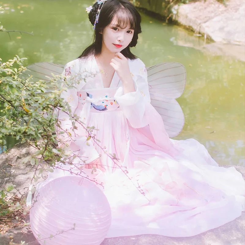 Beautiful Hanfu Skirt Traditional Clothing Chinese National Costumes Improved For Women Han Dynasty Folk Dance Costumes BL1191
Beautiful Hanfu Skirt Traditional Clothing Chinese National Costumes Improved For Women Han Dynasty Folk Dance Costumes BL1191