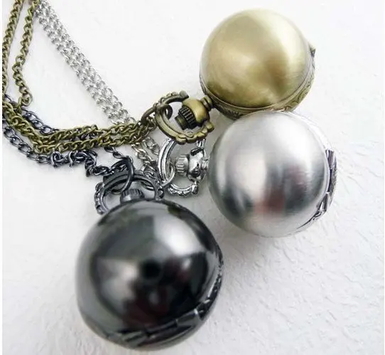 Фото (3079)12 шт./лот винтажное ожерелье цепочка в стиле ретро с мячом для - купить