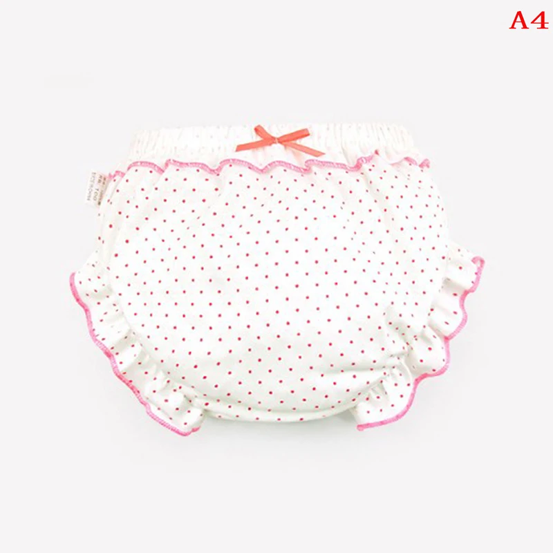 Hot 4 Styles Cute Stripe Dots Ruffle Panties Kids Girl Infant Baby Cotton Underwear For 0-2T Children Gifts
Hot 4 Styles Cute Stripe Dots Ruffle Panties Kids Girl Infant Baby Cotton Underwear For 0-2T Children Gifts