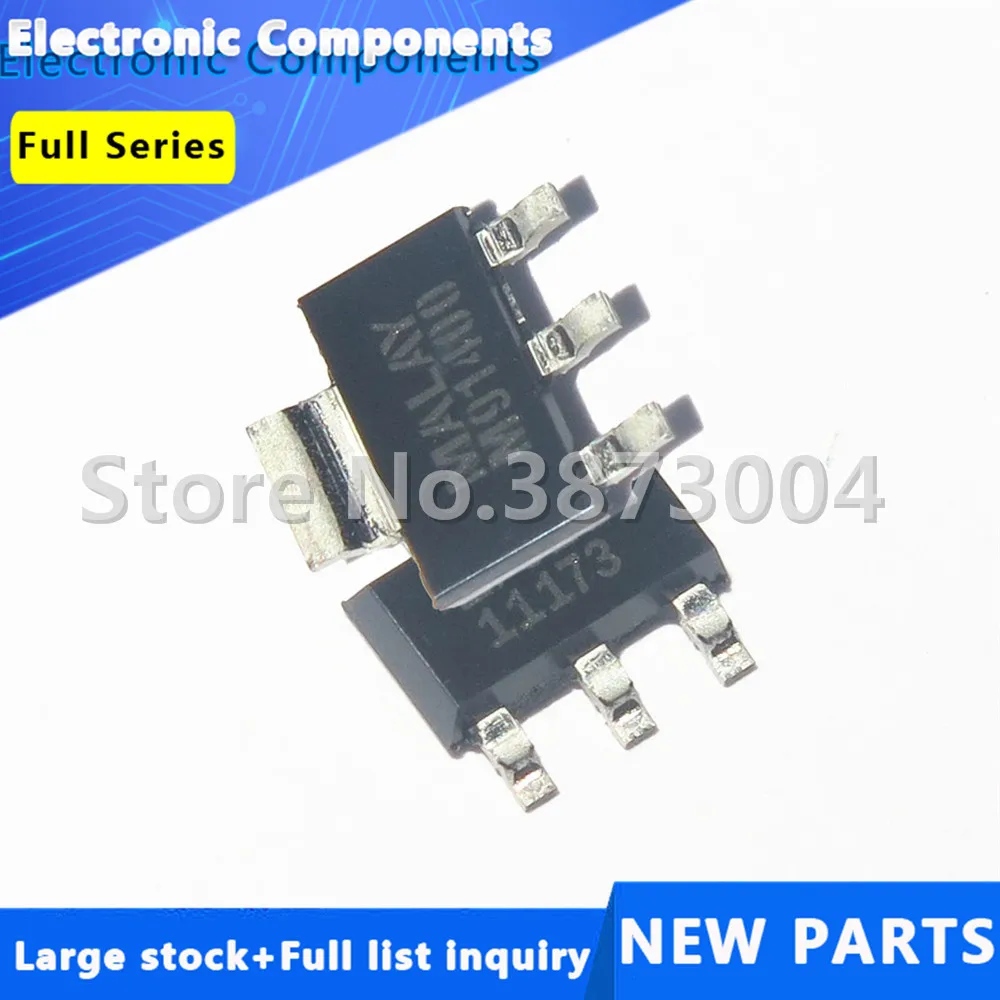 10pcs LT1117CST-3.3 Mark 11173 800mA SOT223 Electronic Components New and original IC Chips
10pcs LT1117CST-3.3 Mark 11173 800mA SOT223 Electronic Components New and original IC Chips