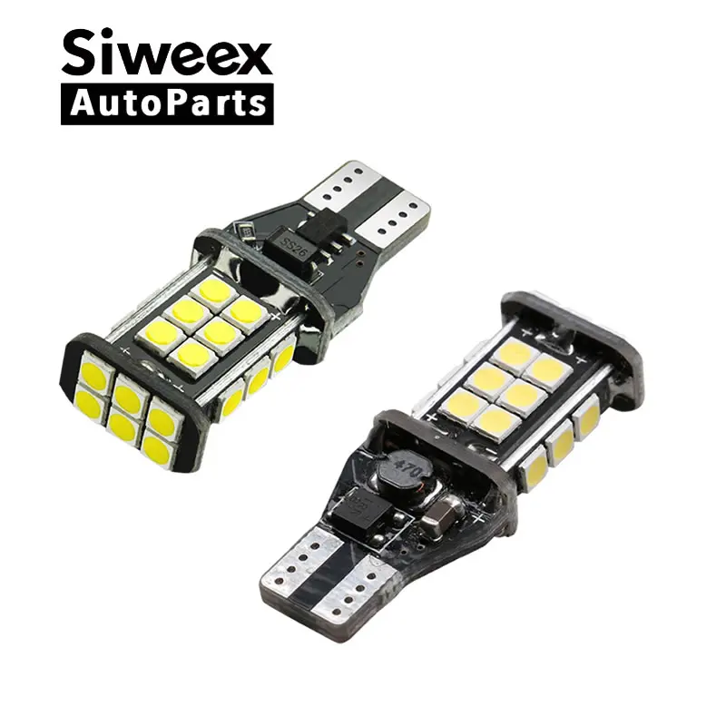 2PCS T15 W16W Auto LED Bulbs CANBUS Error Free 921 24 SMD Turn Signal Lights 6000K Xenon White Car Backup Reverse Parking Lamps
2PCS T15 W16W Auto LED Bulbs CANBUS Error Free 921 24 SMD Turn Signal Lights 6000K Xenon White Car Backup Reverse Parking Lamps
