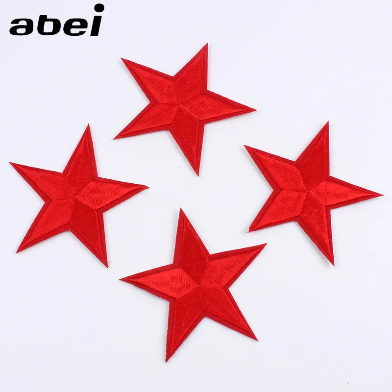 10pcs/lot Quality Red Star Patches Iron On Sew on Stars Sticker Embroidered Patch Punk Jeans Coat Pants Shoes clothing Appliques
10pcs/lot Quality Red Star Patches Iron On Sew on Stars Sticker Embroidered Patch Punk Jeans Coat Pants Shoes clothing Appliques