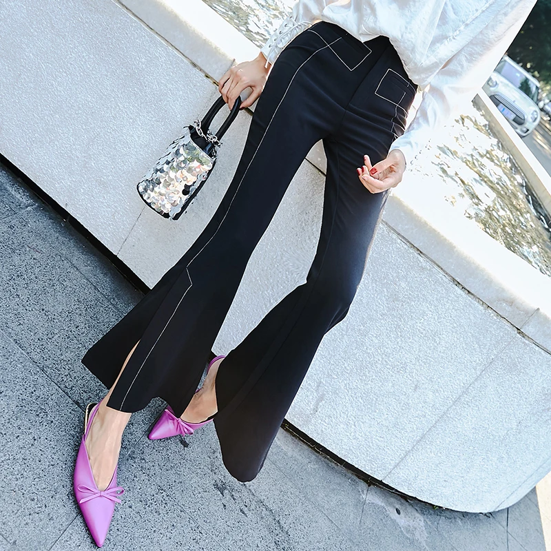 high quality female OL Casual Pants Wide leg Trousers new Womens Slim bell pants fashion high waist Office Lady wide leg pants
high quality female OL Casual Pants Wide leg Trousers new Womens Slim bell pants fashion high waist Office Lady wide leg pants