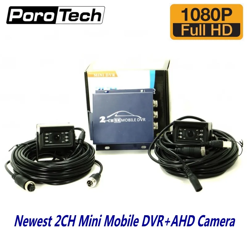 Newest 2ch Car Mobile DVR Kits with 1080P AHD Cameras and Remote Control Mini Vehicle DVR support dual-SD card slot
Newest 2ch Car Mobile DVR Kits with 1080P AHD Cameras and Remote Control Mini Vehicle DVR support dual-SD card slot