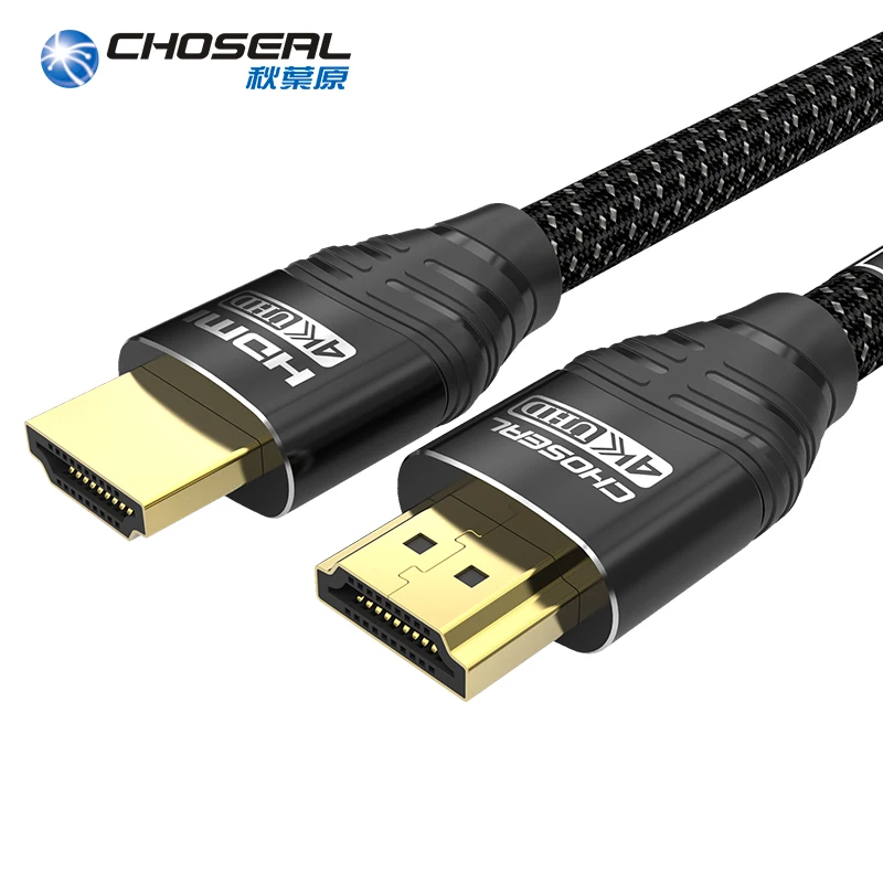 Hdmi кабель CHOSEAL 4K высокая скорость 18 Гбит/с 3D * 2K 60Hz HDMI шнур для Apple TV UHD Blu Ray Xbox PS4/3