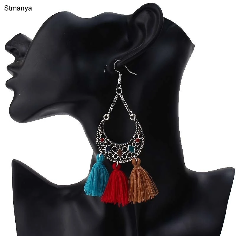 Ethnic Long Cotton Tassel Earrings For Women 2018 Fashion Brand Jewelry Bohemian Bride Earrings set Cheap Wholesale E3073
Ethnic Long Cotton Tassel Earrings For Women 2018 Fashion Brand Jewelry Bohemian Bride Earrings set Cheap Wholesale E3073