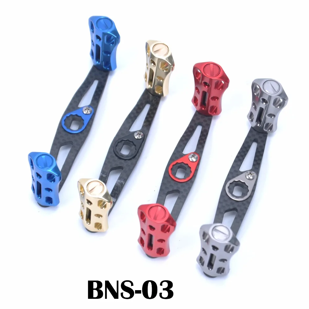 JEKOSEN Replacement Carbon Fiber & 6061 Aviation Aluminum Fishing Reel Handle knobs Accessories for Baitcasting Rocker-03
JEKOSEN Replacement Carbon Fiber & 6061 Aviation Aluminum Fishing Reel Handle knobs Accessories for Baitcasting Rocker-03