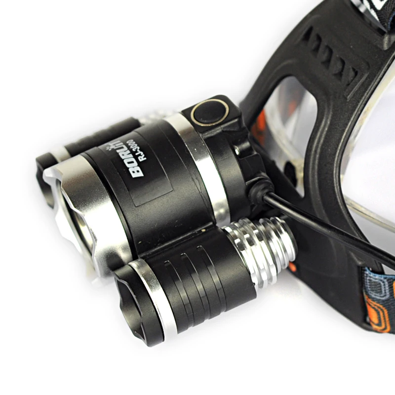 BORUIT 6000LM 3x XM-L T6 White+2R2 GREEN LED 18650 Headlamp Headlight Head Torch Camping Fishing Cycling Rock Climbing
BORUIT 6000LM 3x XM-L T6 White+2R2 GREEN LED 18650 Headlamp Headlight Head Torch Camping Fishing Cycling Rock Climbing