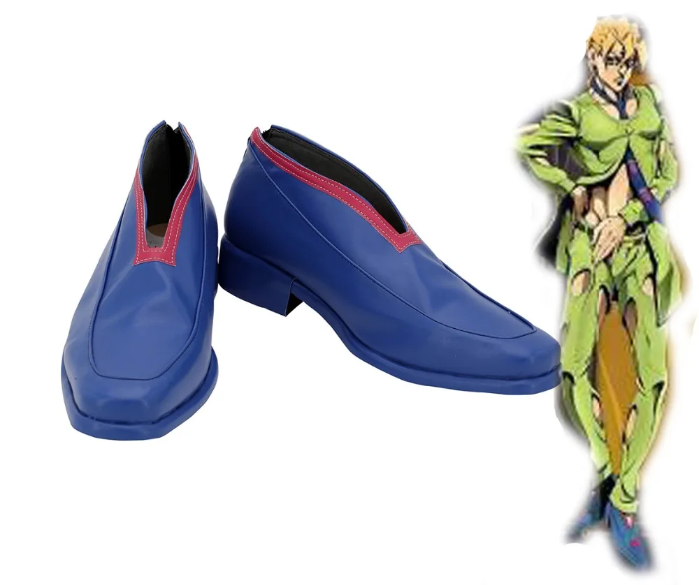 Обувь JOJO Pannacotta Fugo, косплей, невероятные приключения Джоджо: золотой ветер Pannacotta Fugo, обувь для косплея, синие ботинки на заказ
Обувь JOJO Pannacotta Fugo, косплей, невероятные приключения Джоджо: золотой ветер Pannacotta Fugo, обувь для косплея, синие ботинки на заказ