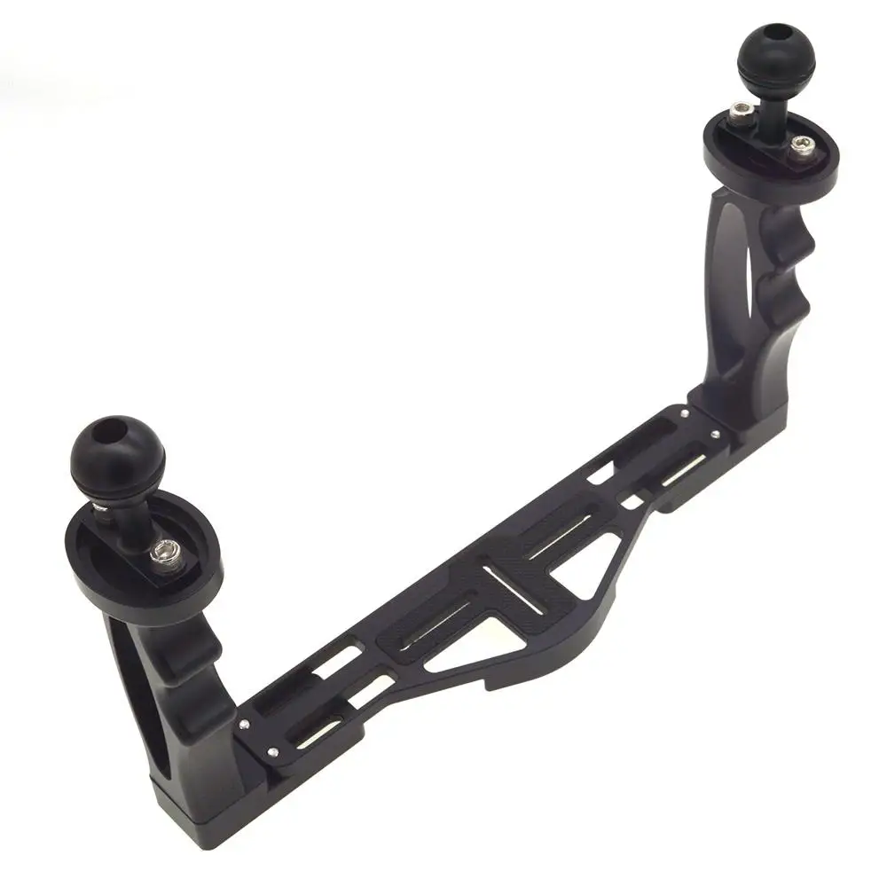 Handle Tray Stabilizer Rig for Underwater Camera Housing Case Aluminium Alloy Diving Tray Mount for GoPro DSLR Smartphones
Handle Tray Stabilizer Rig for Underwater Camera Housing Case Aluminium Alloy Diving Tray Mount for GoPro DSLR Smartphones