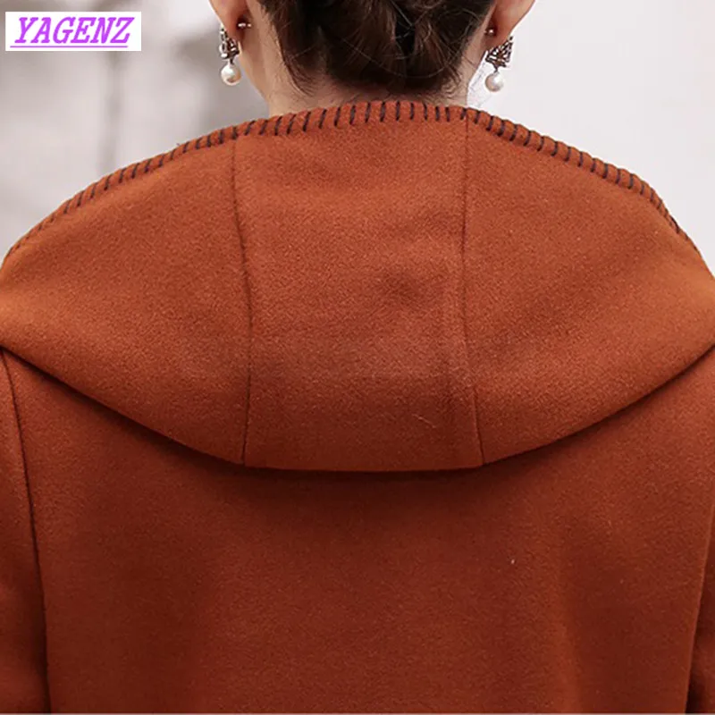 Plus size XL-5XL Autumn Winter Woolen Jacket Women Fashion Loose Long Wool coat Middle-aged women Upscale Hooded Overcoat B275
Plus size XL-5XL Autumn Winter Woolen Jacket Women Fashion Loose Long Wool coat Middle-aged women Upscale Hooded Overcoat B275