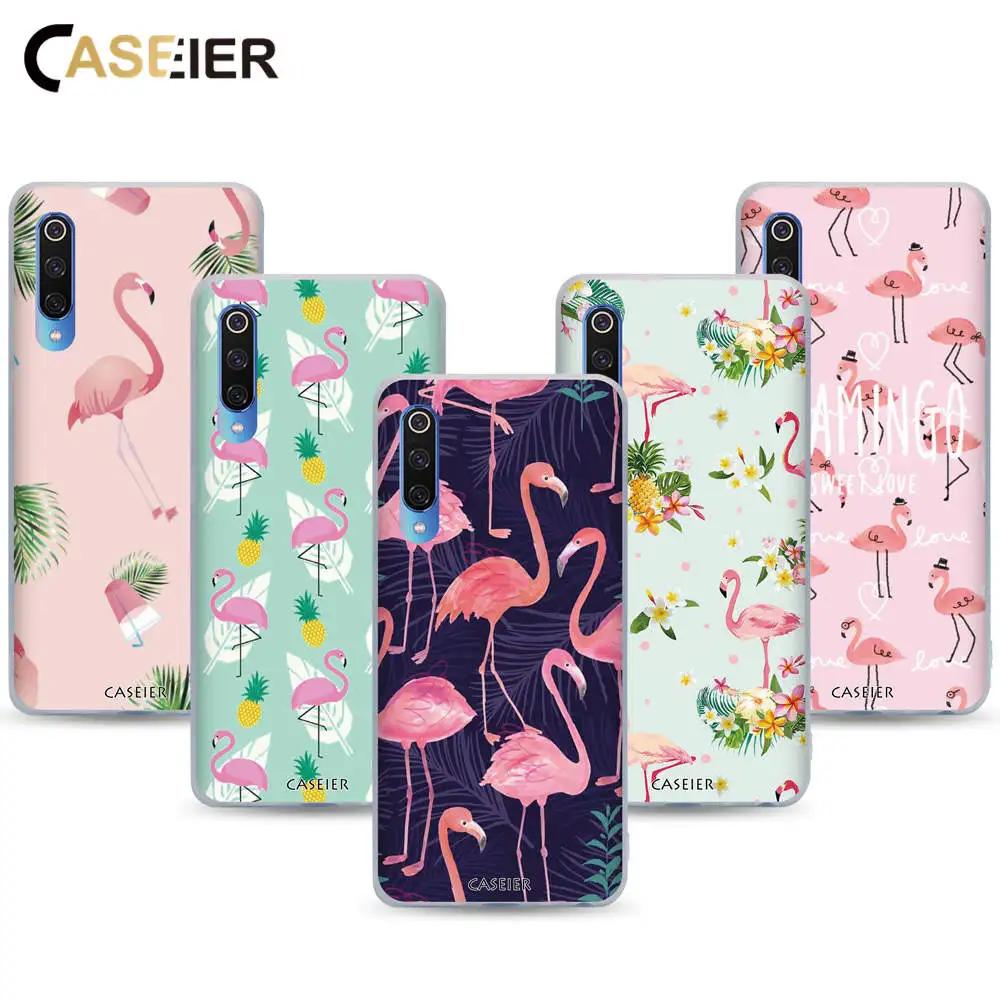 CASEIER чехол фламинго для Xiaomi Mi 8 6 A2 6X A1 5X pocophone F1 Модный телефона Redmi Note 5 Pro 4 6A