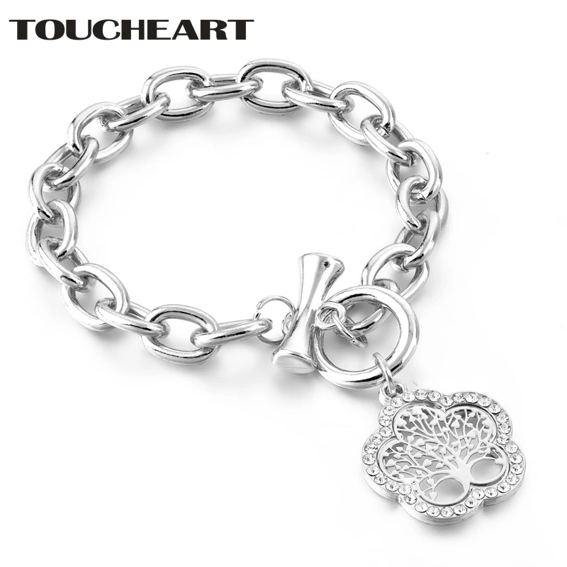 TOUCHEART Flower Tree Of Life Cuff Bracelets Bangles Charms For Girls & Women Silver Jewelry Stainless Steel Bracelets SBR180158
TOUCHEART Flower Tree Of Life Cuff Bracelets Bangles Charms For Girls & Women Silver Jewelry Stainless Steel Bracelets SBR180158