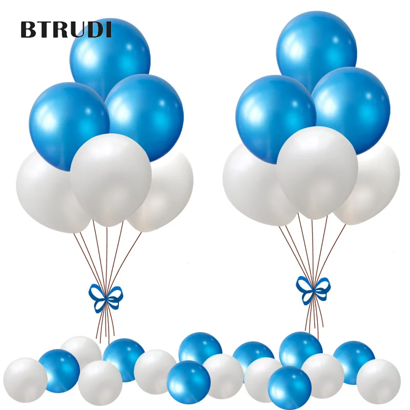 BURUDI 30pcs Pearl balloons 12inch White blue birthday ballon party decorations wholesale wedding room decoration children toy
BURUDI 30pcs Pearl balloons 12inch White blue birthday ballon party decorations wholesale wedding room decoration children toy