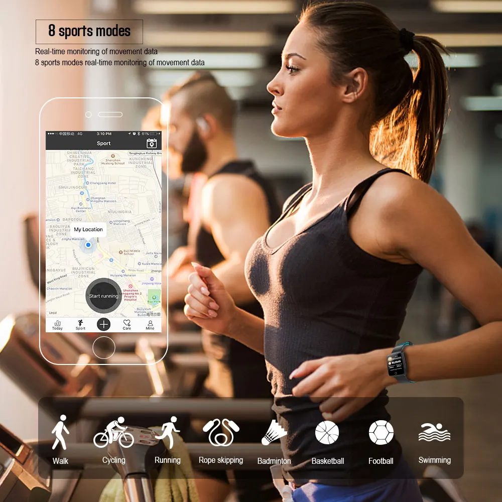 Robotsky Men Women Sport Watch Blood Pressure Heart Rate Monitor Smartwatch Pedometer Stopwatch Smart Watch for IOS Android
Robotsky Men Women Sport Watch Blood Pressure Heart Rate Monitor Smartwatch Pedometer Stopwatch Smart Watch for IOS Android