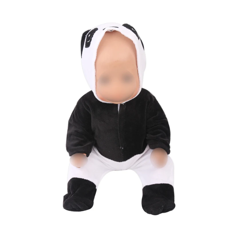 43 cm baby dolls Clothes new born Cute panda suit flannel fit American 18 inch Girls doll f738
43 cm baby dolls Clothes new born Cute panda suit flannel fit American 18 inch Girls doll f738