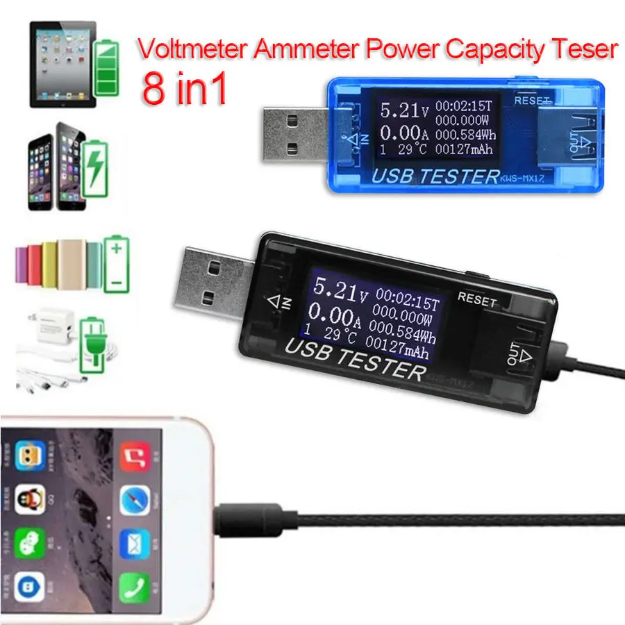 100 Pieces Digital USB Tester LED Charging Doctor Voltage Current Meter Power Detector New
100 Pieces Digital USB Tester LED Charging Doctor Voltage Current Meter Power Detector New
