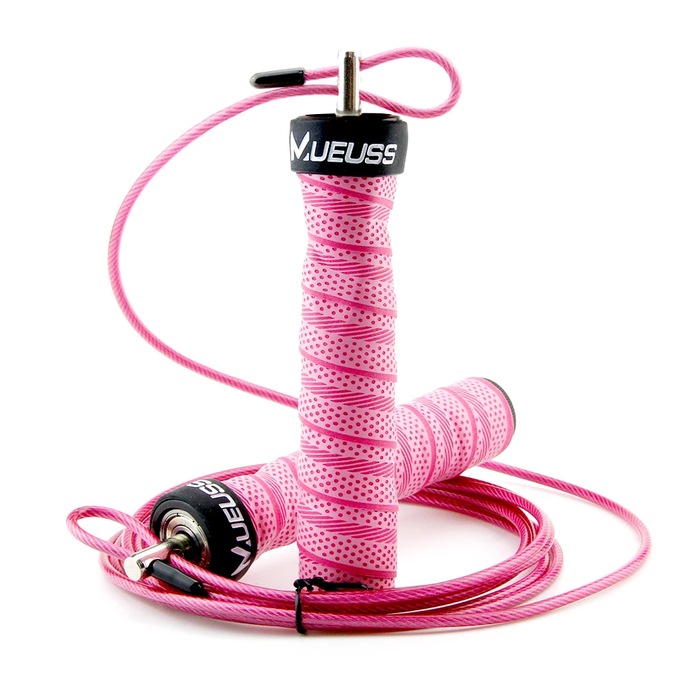 Professional Jump Rope High Speed Adjustable Skipping Rope With Portable Bag Skip Rope Anti-Slip Handle For Double Under In Pink
Professional Jump Rope High Speed Adjustable Skipping Rope With Portable Bag Skip Rope Anti-Slip Handle For Double Under In Pink