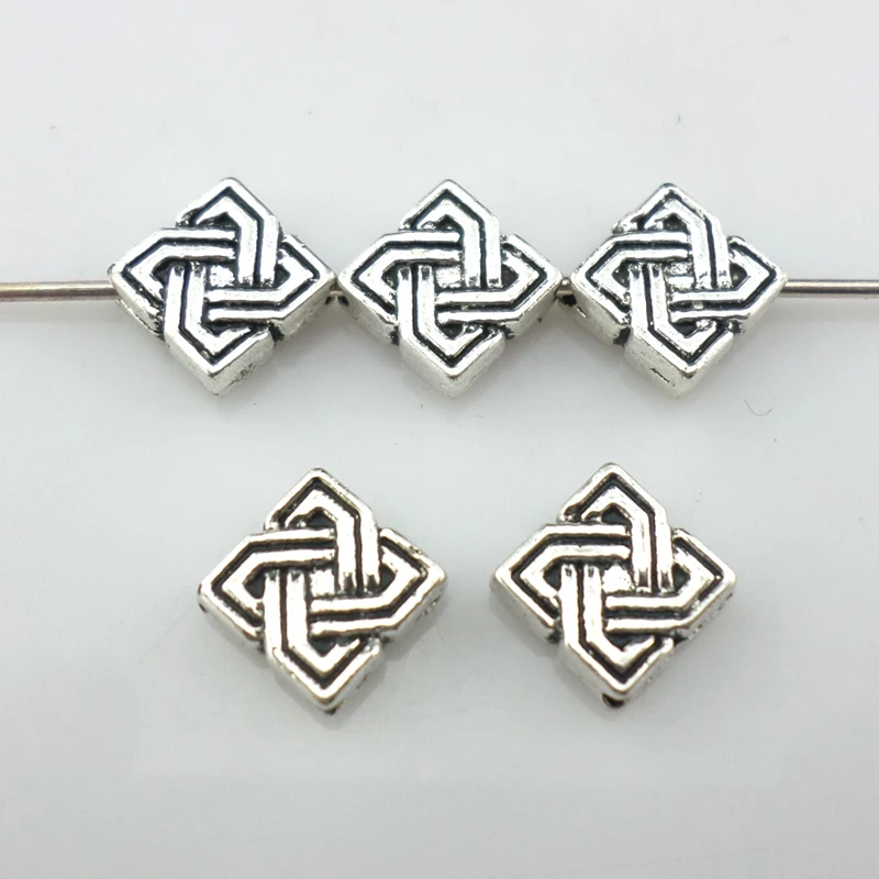 60pcs Tibetan Silver Chinese knot Square Charm Loose Spacer Beads 2x7mm Jewelry Findings
60pcs Tibetan Silver Chinese knot Square Charm Loose Spacer Beads 2x7mm Jewelry Findings
