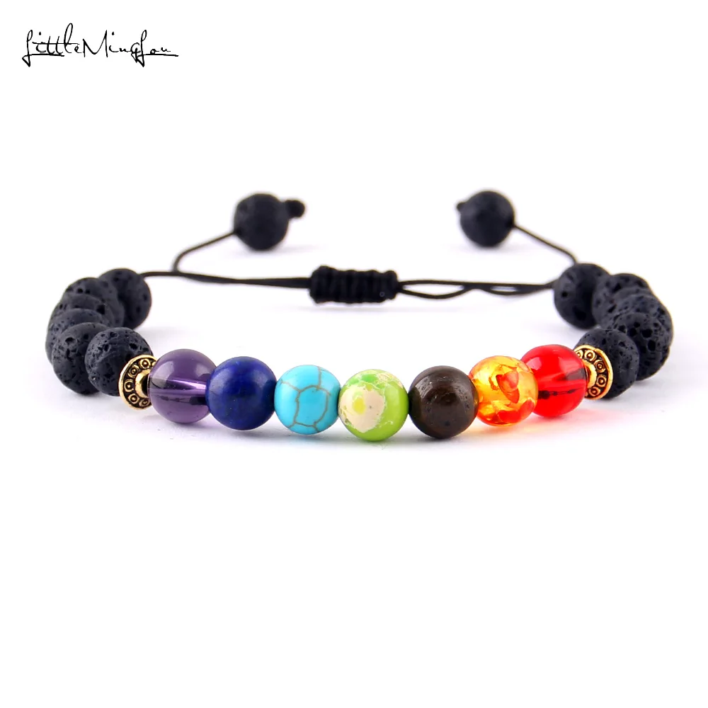 Little Minglou rope knitting Bracelet For Women Brand Sparkling Crystal Yoga 7 Chakras Healing Balance Beads men Bracelets
Little Minglou rope knitting Bracelet For Women Brand Sparkling Crystal Yoga 7 Chakras Healing Balance Beads men Bracelets