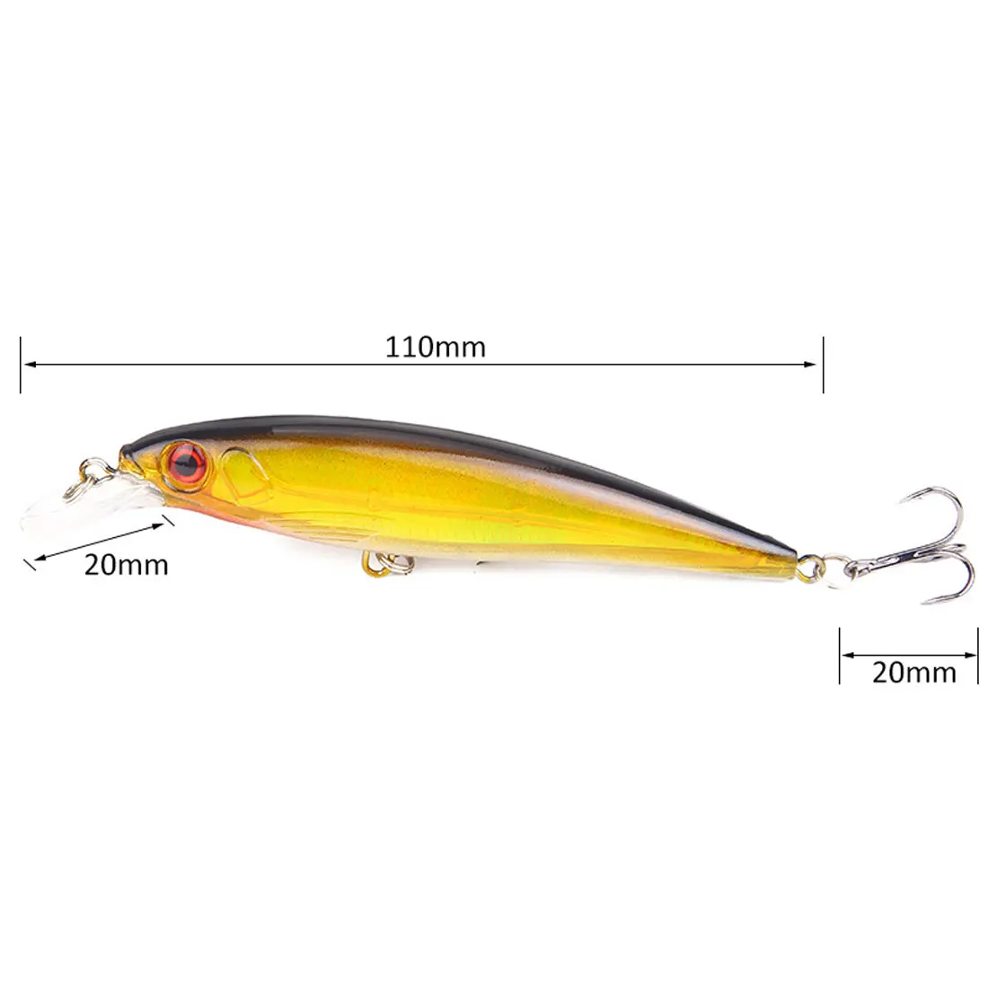 Hot 1PCs 11cm 12.5g Minnow Floating Fishing Lures Swimbait 3D Eyes Laser Hard Bait Pesca Hooks Artificial Wobblers Crankbaits
Hot 1PCs 11cm 12.5g Minnow Floating Fishing Lures Swimbait 3D Eyes Laser Hard Bait Pesca Hooks Artificial Wobblers Crankbaits