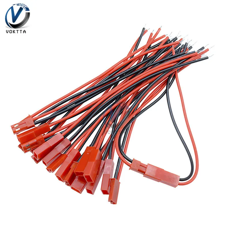 10Pairs 100mm 10cm Male Female Connector JST Plug Cable For RC BEC Battery Helicopter DIY FPV Drone Quadcopter
10Pairs 100mm 10cm Male Female Connector JST Plug Cable For RC BEC Battery Helicopter DIY FPV Drone Quadcopter