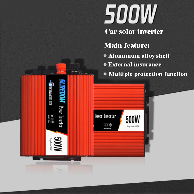 DC12V to 110~120V 500W Modified Sine Wave inverter car inverter solar photovoltaic converter
DC12V to 110~120V 500W Modified Sine Wave inverter car inverter solar photovoltaic converter
