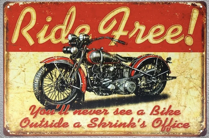 1 pc Ride Free Motorcycle Indiana bike Route 66 Motel Tin Plate Sign wall plaques cave Decoration Dropshipping metal Poster
1 pc Ride Free Motorcycle Indiana bike Route 66 Motel Tin Plate Sign wall plaques cave Decoration Dropshipping metal Poster