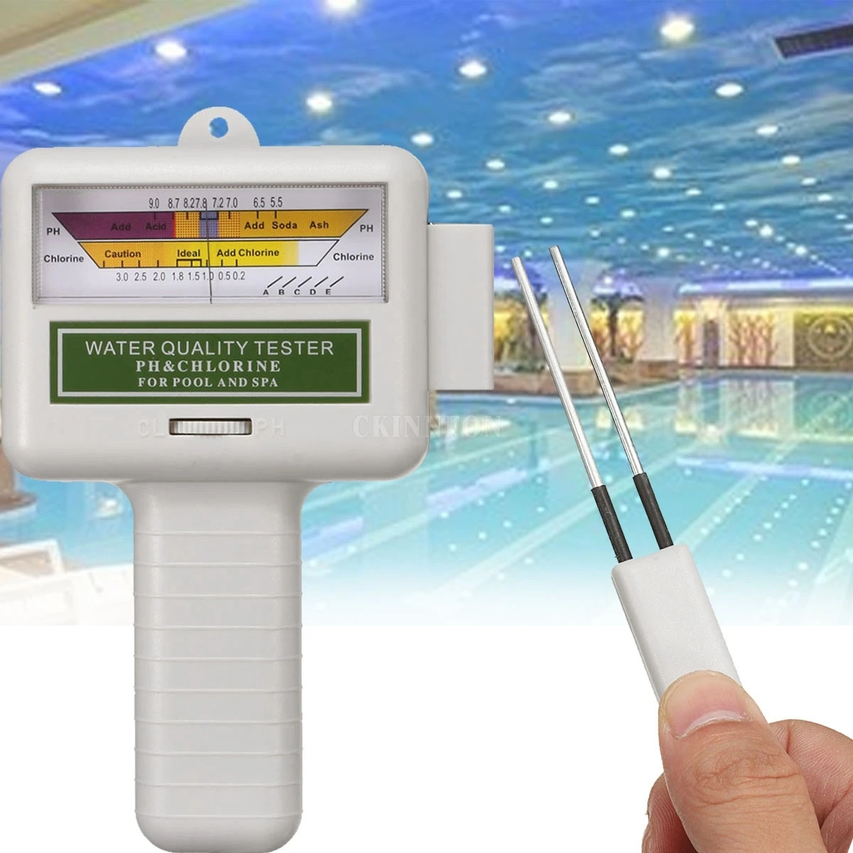 20Pcs/Lot Water Quality Tester PH CL2 Chlorine Tester Easy To Carry Level Meter Test Monitor For Swimming Tool
20Pcs/Lot Water Quality Tester PH CL2 Chlorine Tester Easy To Carry Level Meter Test Monitor For Swimming Tool