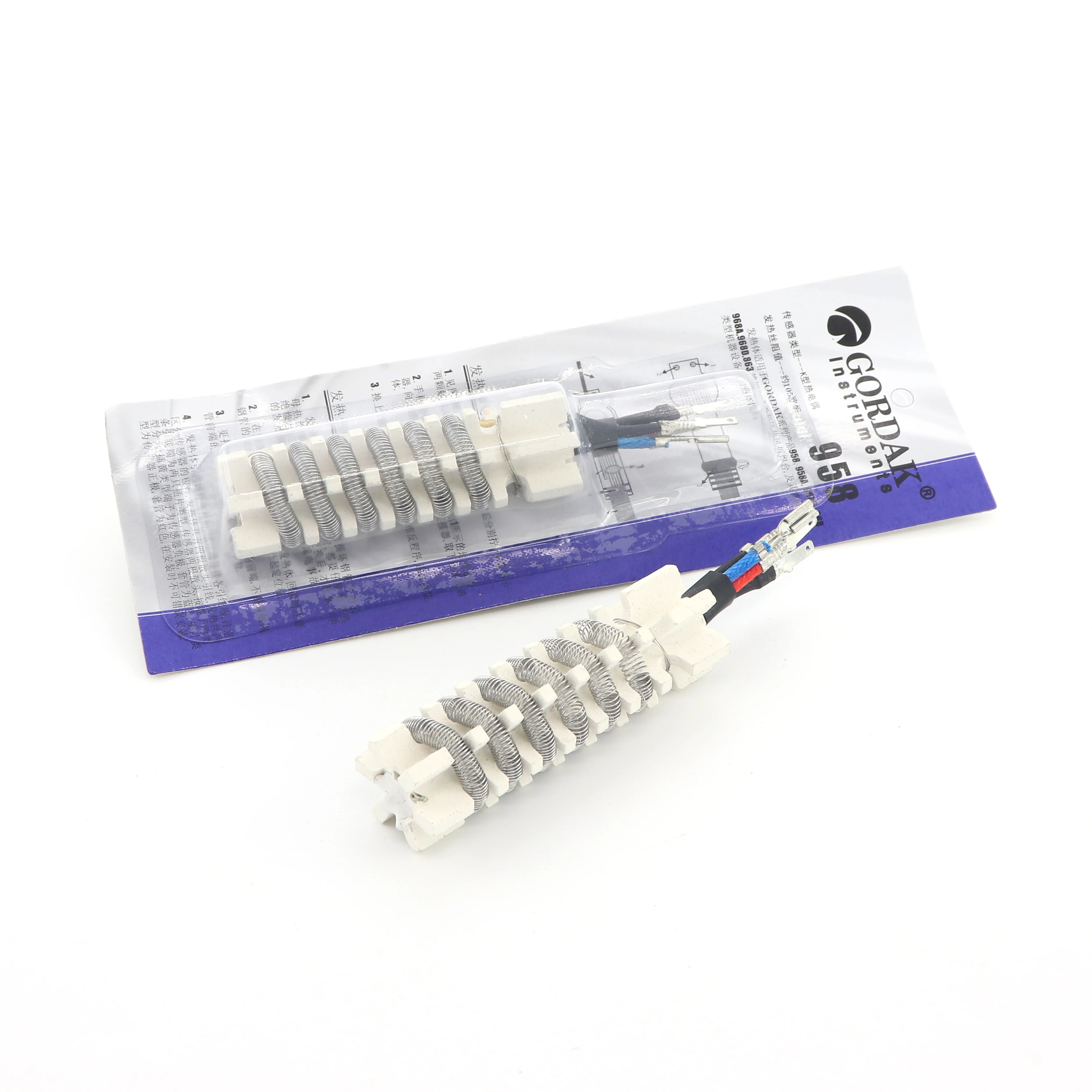 Original GORDAK 958 hot air gun heating element is suitable for GORDAK 863 868D 868 958 968 soldering station
Original GORDAK 958 hot air gun heating element is suitable for GORDAK 863 868D 868 958 968 soldering station