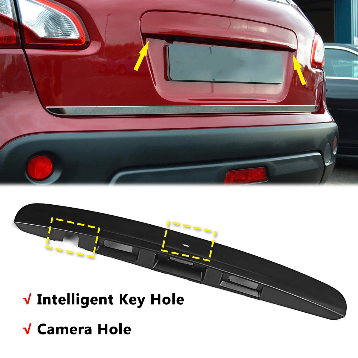 Rear Tailgate Boot Door Grab Handle Trim Cover key Hole For Nissan Qashqai J10 JJ10 2007 2008 2009 2010 2011 2012 2013 2014
Rear Tailgate Boot Door Grab Handle Trim Cover key Hole For Nissan Qashqai J10 JJ10 2007 2008 2009 2010 2011 2012 2013 2014